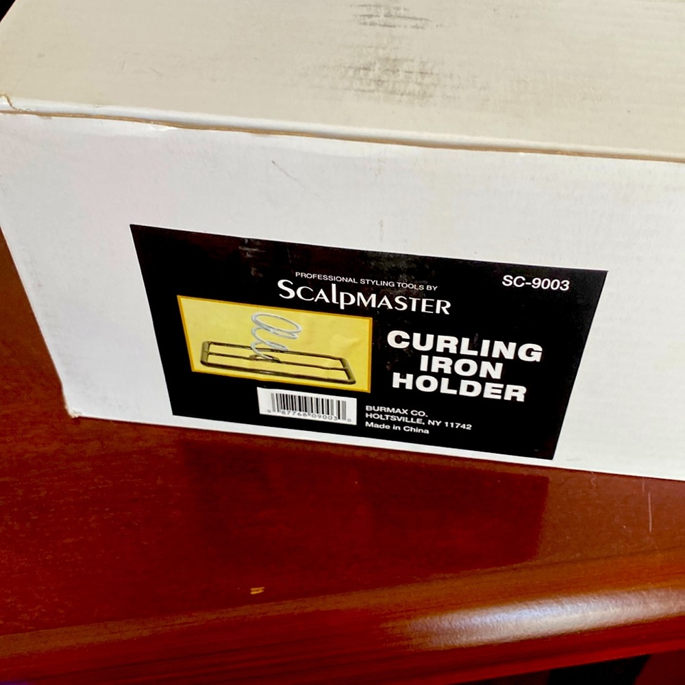Curling iron holder